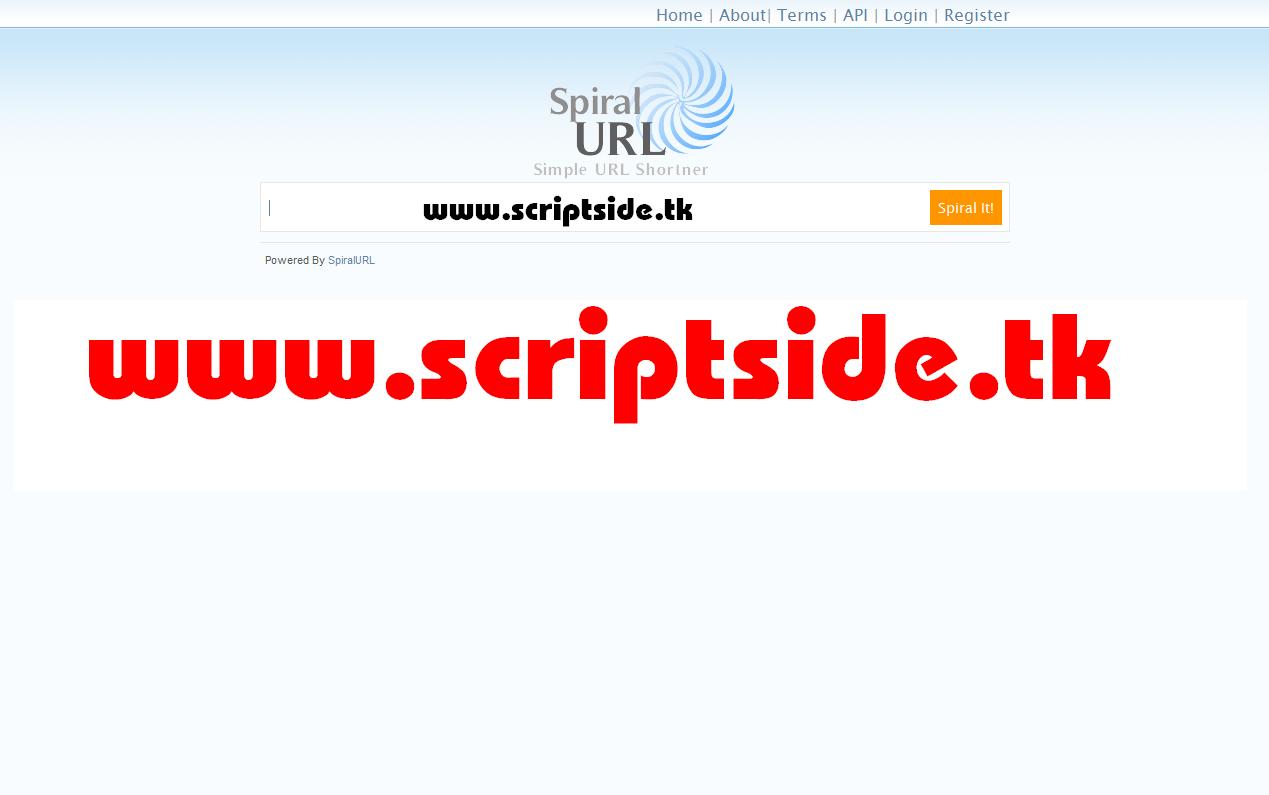 SpiralURL v2.1.0 Url Kısaltma Scripti Görseli